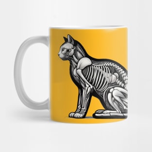 cat anatomy Mug